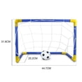 thumbnail image 3 of Portería De Fútbol Para Niños Juego de red de poste de portería de fútbol para niños de práctica de entrenamiento de juguetes de fútbol para niños plegables Likrtyny libre de BPA, 3 of 8