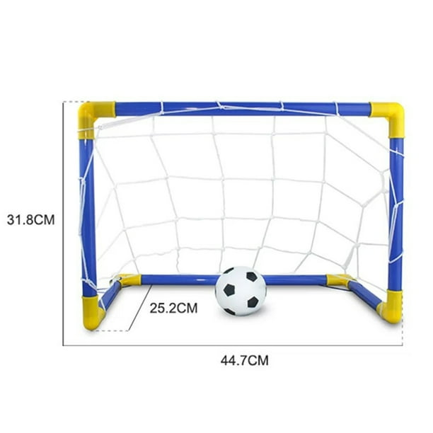 Juego De Fútbol Infantil Con Portería Plegable Y Pelota De Tela | Equipo Para Interiores Y Exteriores | Fomenta El Juego Activo En Familia