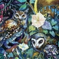thumbnail image 6 of eeBoo Piece & Love: Moon Garden - 1000 Piece Puzzle - 23" Square Adult Jigsaw, Clara McAllister's Nighttime Owls Nature Scene, Eco-Friendly, Playlist, 6 of 8