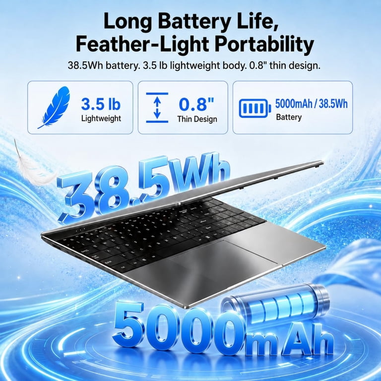 Chheart 2026 PC Laptop for Student & Business 15.6 in,8GB,256GB