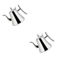 thumbnail image 1 of Guardoinrt 1/2/3 Grande Théière en Acier Inoxydable Durable pour Maison et Bureau 1.2L 2 Pcs, 1 of 1