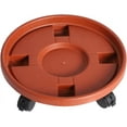 thumbnail image 3 of LoleeQiu 13-Inch Red Plant Caddy with Four Lockable Wheels 1 Count, 3 of 6