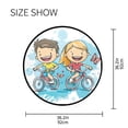 thumbnail image 4 of Children by Bike Memory Foam Bath Mat 36" Absorbent Rug with Non Slip Base and 4 Bonus Pads, 4 of 6
