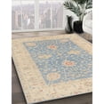 thumbnail image 3 of Ahgly Company Machine Washable Indoor Rectangle Traditional Dark Goldray Area Rugs, 2' x 5', 3 of 7