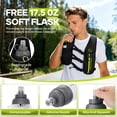 thumbnail image 4 of Maelstrom Running Vest for Men & Women, Adjustable Lightweight Hydration Pack with 500ml Soft Flask for Trail, Hiking, Cycling, Marathon Black, 4 of 8