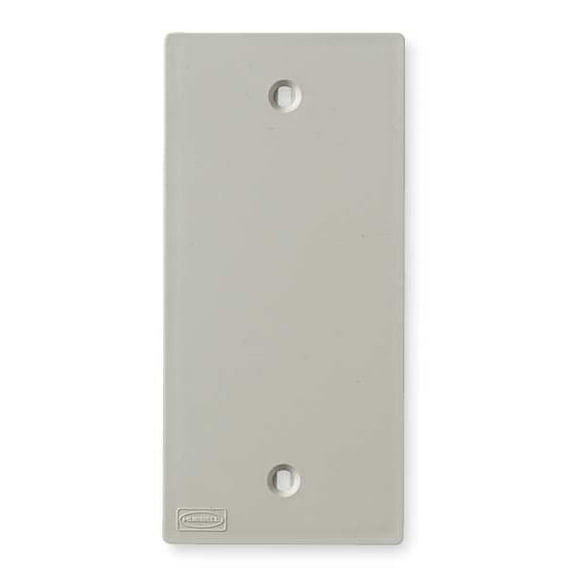 Hubbell Wiring Device-Kellems Blank Faceplate,White,PVC,Faceplates KP14