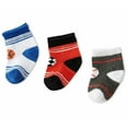 thumbnail image 2 of Jefferies Socks Baby Boys Sports Soccer Basketball Baseball Crew Ankle Socks 3 Pair Pack, 2 of 3