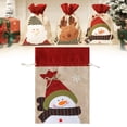 thumbnail image 2 of XKHAZA Large Christmas Burlap Gift Bags, Reusable Farmhouse Snowflake Christmas Bag for Treat Goodie Wrapping Xmas Party Favors Supplies, 2 of 9