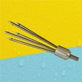 thumbnail image 4 of keepw 5 Broches Pêche Lance Fourche Harpoo Forte Perche Incisive Haute Résistance Tête en Acier Inoxydable Outils à Poissons, 4 of 6