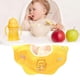 thumbnail image 2 of Embroidered Cotton Baby Bib Burp Cloth with 360 Degree Rotating Design for Feeding and Drooling Protections, 2 of 4