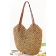 thumbnail image 2 of CoCopeaunt Women Straw Beach Tote Bags Handwoven Rattan Bag Top-Handle Handbag, 2 of 4