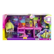 Barbie Extra Fashion Doll and Vanity Playset with 45+ Accessories, Vanity and Puppy