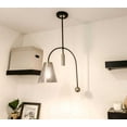 thumbnail image 5 of 10086BKSN-Maxim Lighting-Filter-1 Light Pendant-7 Inches wide by 21 inches high, 5 of 5