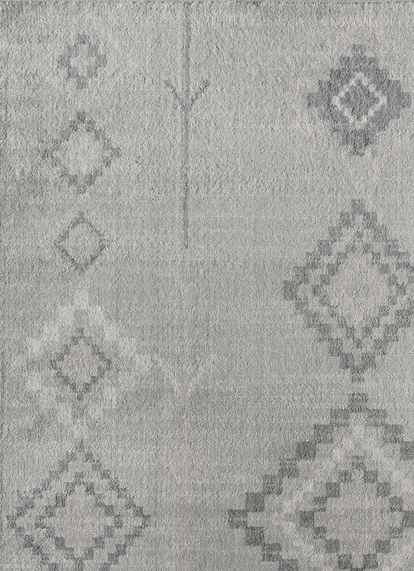 Soleil BR15J Native Fog Tribal Moroccan gray Area Rug, 8'9"x12'