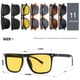 thumbnail image 3 of Gafas de Sol Polarizadas Cuadradas VANLINKER para Hombre y Mujer en Negro, 3 of 3