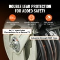 thumbnail image 5 of Extra Long 66' Retractable Diesel Fuel Hose Reel, 3/4" NBR Rubber Hose, Heavy-Duty Carbon Steel Construction with Automatic Nozzle, 300PSI for Aircraft/Ship/Vehicle/Tank Truck Refueling, 5 of 10