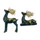 thumbnail image 1 of 2 figuras de reno de resina, artesanías, estatuas de ciervo para decoración de gabinetes y dormitorios. 16cmx26cm 18cmx16cm, 1 of 6