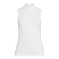 thumbnail image 5 of No Boundaries Juniors' Sleeveless Mock Neck Top, 5 of 5