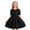 Black, variant on Fgnfyis Girls Summer Dress Bowknot Puffy Sleeves Solid Color A Line Short Party Gown for Toddler Kids Toddler Girl Dresses Yellow 7-8 Years