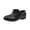 Black, variant on Boys Shoes Infant Baby Boy Oxford Shoes PU Leather Loafers Rubber and Soft Sole Wedding Dress Shoes White Size,12