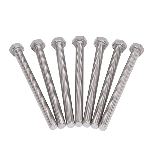 Perno de cabeza hexagonal, perno hexagonal de 20 piezas Hardware de sujeción de perno hexagonal grueso Diseño fácil de usar Jadeshay A