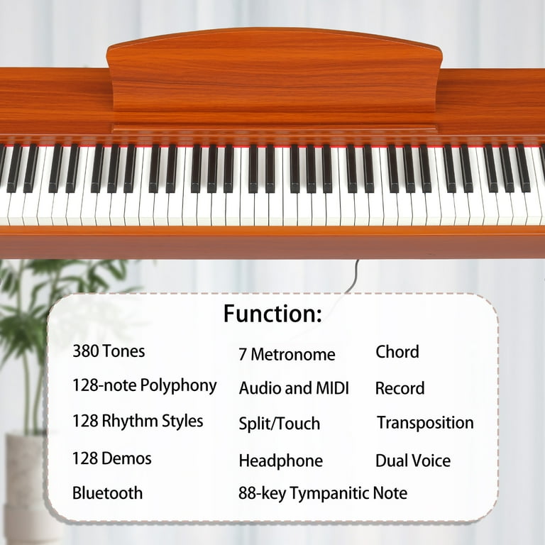 Ktaxon 88 Key Keyboard Piano Weighted Action Electronic