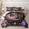 thumbnail image 2 of Homewish Happy Halloween Twin Quilt Set for Kids, Witch Divination Twin Coverlet Set, 2 Pieces 1 Bedspread and 1 Pillowcase, 2 of 7