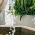 thumbnail image 6 of Titan Great Outdoors SPHRPLANT16_WH 16" Diameter Round Ivory Garden Pot with Weather Resistance, 6 of 8
