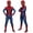 Red, variant on Halloween Costume Superhero Classic Red Blue Spider Suit Brand New Day Hero Full Bodysuit for Halloween Party Role Play Outfit Red S