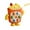 Orange, variant on Agiferg Educational Toys Montessori Learning Toys, Palm Mini Press Press Music Baby Early Education Educational Baby Boys and Finger Press Decompression Toys