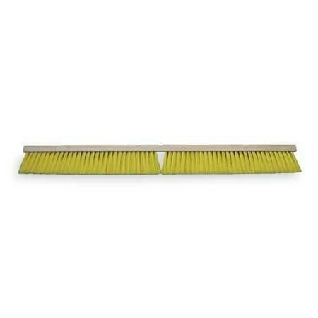 

TOUGH GUY 3U768 TOUGH GUY Yellow Synthetic General Purpose Push Broom