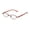 ruby / red, variant on NEW VERA WANG V136 WOMENS/LADIES DESIGNER FULL-RIM GOLD / KHAKI HORN ADULT SIZE HANDMADE IN JAPAN FRAME DEMO LENSES 48-17-140 EYEGLASSES/EYEWEAR