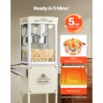thumbnail image 4 of VEVOR Popcorn Machine with Cart, 8oz Stainless Steel Kettle, 800W Commercial Popcorn Maker, 48 Cups per Batch Theater Style Popper, 4 of 9