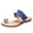 Blue, variant on women's ladies fashion casual ring toe pineapple flat slippers slides shoes women's slipper a