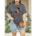 thumbnail image 5 of XCHQRTI Womens Daisy Tshirt Graphic Plus Size Casual Shirt Oversized Short Sleeve Summer Flower Tops, 5 of 8