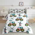 thumbnail image 2 of Castle Fairy Kids Cartoon Truck Twin Comforter Sets,Construction Vehicles Bedding Set, 2 of 8