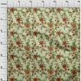 thumbnail image 3 of oneOone Cotton Poplin Twill Light Green Fabric Floral Sewing Fabric By The Yard Printed Diy Clothing Sewing Supplies 56 Inch Wide, 3 of 4