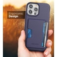 thumbnail image 7 of Encased Phantom Designed for iPhone 13 Pro Max Wallet Case (2021) Protective Phone Case with Card Holder (4 Credit Card Capacity) Purple, 7 of 7