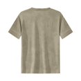 thumbnail image 7 of BELTNOV Men's Short Sleeve T-Shirts Casual Summer Loose Fit Round Neck Breathable Basic Tee Shirt Khaki, 7 of 7