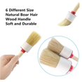 thumbnail image 3 of Brosse de Détail Multi-Usage pour Voiture, avec Brosse de Détail pour Cheveux Super Doux Naturelle, Utilisée pour Nettoyer les Évents Intérieurs de Roue Badge-SinKeeU, 3 of 3