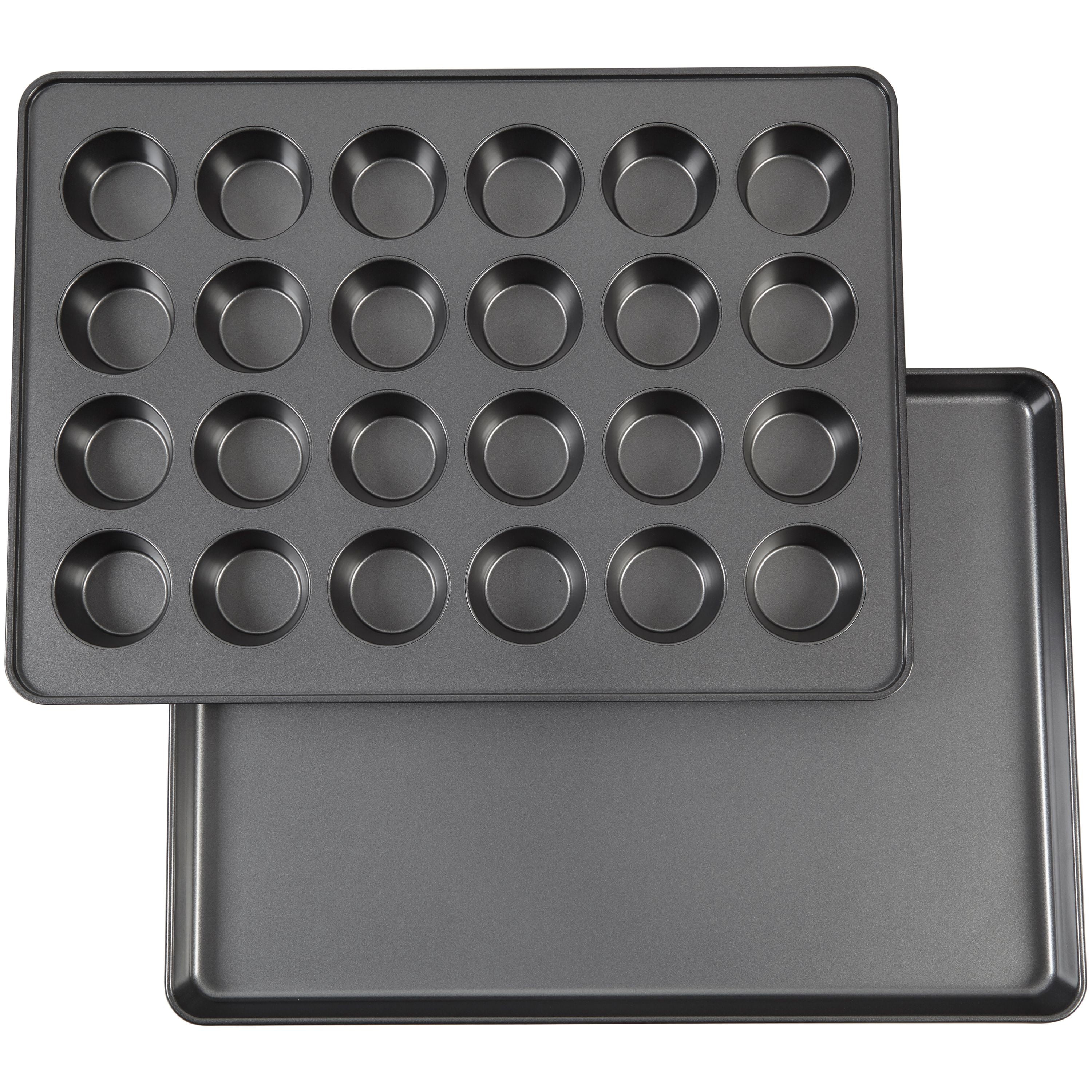cookie sheet square pan Non-Stick Spatulas and Pans loaf pan Wilton Perfect Results 8-Piece Bakeware Set 6-cup muffin pan 16 x 14 in 8 in oblong pan 2104-3677 13x9 in 9 x 5 in 