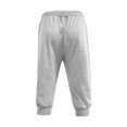 thumbnail image 2 of Patlollav Summer Mens Gym Workout Jogging Middle Pants Fit Elastic Casual Sportswear, 2 of 6