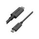 re-fuel - Câble USB - 24 Broches USB-C (M) à 24 Broches USB-C (M) - 3.3 ft - Noir – image 1 sur 1