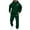 Dark Green, variant on Tracksuit Men 2 Piece Set Mens Soft Hoodie And Joggers Casual Streetwear Outfit Soft Wear Workout Gym Jogging Sweat Suits(Khaki, XL)