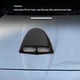 thumbnail image 3 of Bonnet Air Outlet Trim, Scratch Resistant Hood Vent Cover with Double Side Tape for Car, 3 of 7