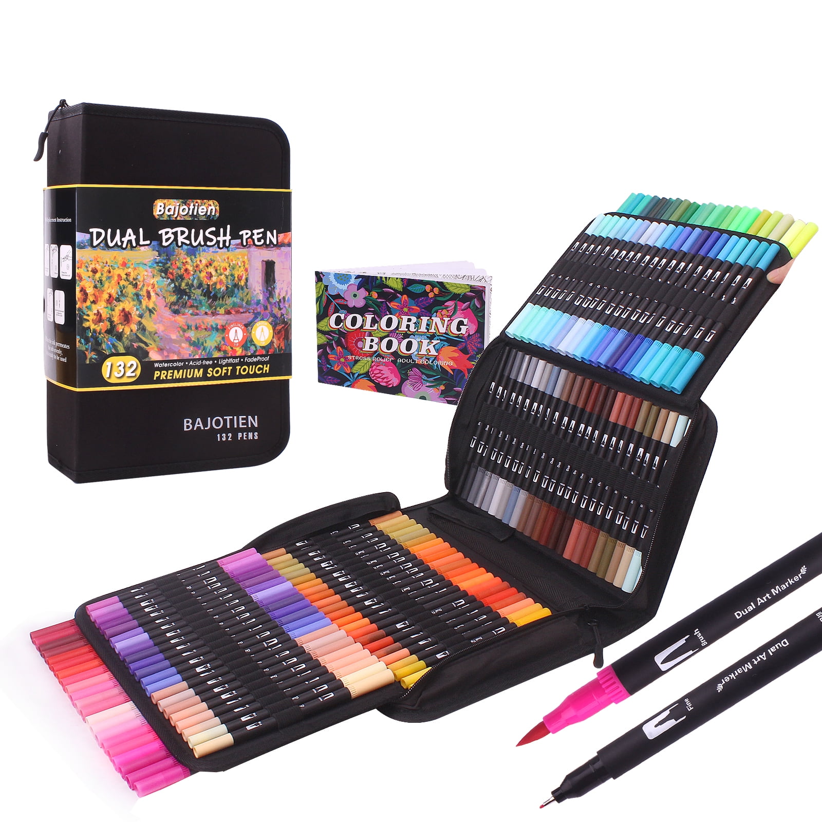EXCEART 1 Box colour pencil adult coloring pens markers for watercolor pen  art coloring books for adults relaxation markers for adult coloring