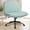 Mint Wheel, variant on NEO CHAIR Criss Cross Chair with No Wheels, Cozy Wide Armless Seat, Grey