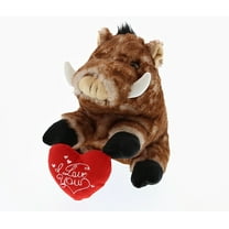 DolliBu I Love You Heart Wild Boar Plush - 8 inches