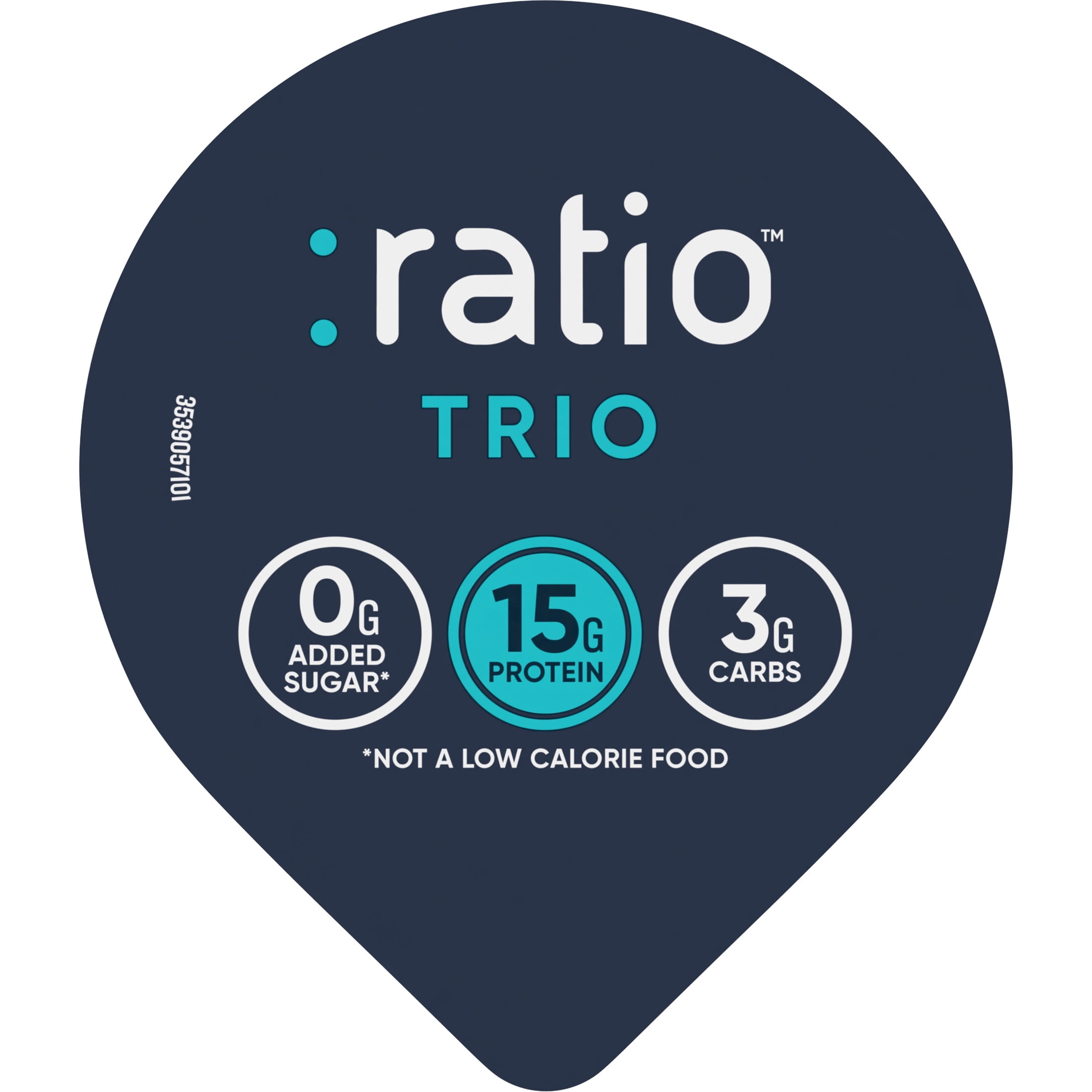 Ratio Trio Yogurt Cultured Dairy Snack, Strawberry, Keto Yogurt Alternative, 5.3 oz