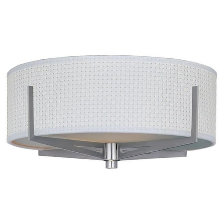 100sn Elements Satin - Elements 3-Light Flush Mount